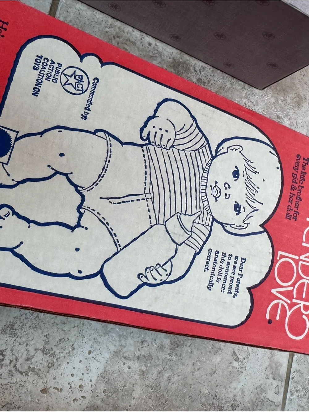 VINTAGE Mattel Baby Brother Tender Love Doll NIB